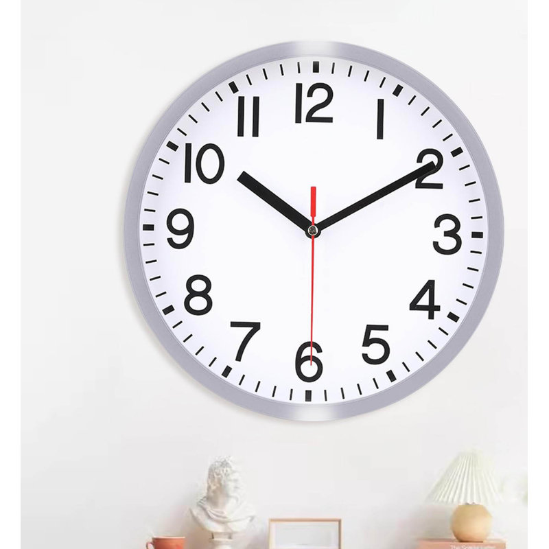 Wall Clock, Silver