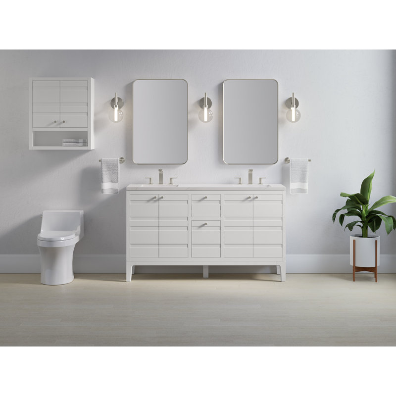 Helst 28-In X 24-In Wall Cabinet, White