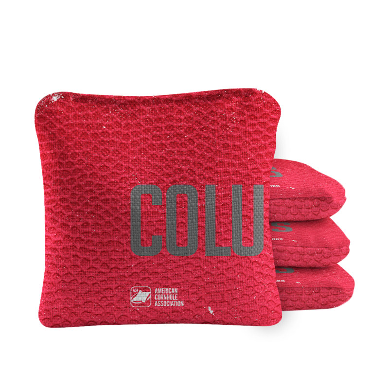 Sac de cornhole Columbus Collégiale Gameday Synergy Pro, Rouge