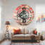 Horloge murale 36 "surdimensionnée pour le salon-123169116