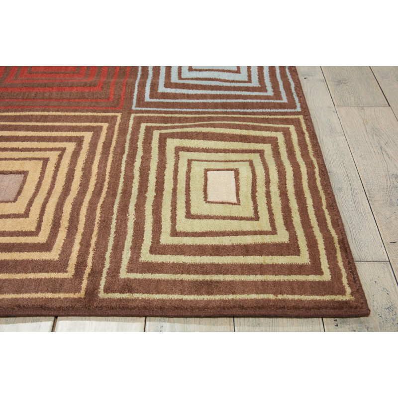 Candee Wool Geometric Indoor Rug, Rectangle 7'9" x 10'10"