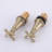 3-Hole Widespread Bathroom Faucet, 6.69" Brass Double Cross Handle Mixer Tap-100476953
