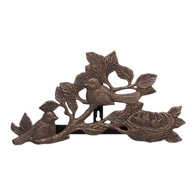 Buy Rustic Copper Cast Iron Tree Branch Double Decorative Metal Wall Hooks  5in - Cast Iron