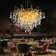 Akari Tree Branch Teardrop Chandelier Lighting, D24"