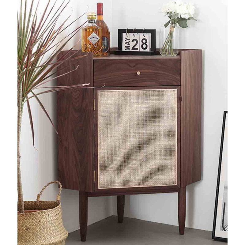 Armoire d'appoint moderne et multifonctionnelle, Brun