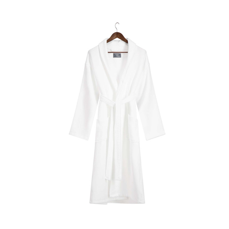 Peignoir Hoc 100% coton gaufré avec poches