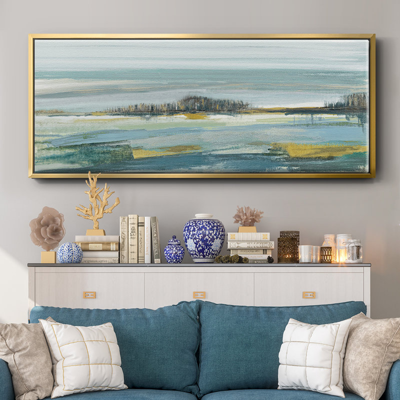 Toile encadrée Lewbeach Vista, H 8 po x l 20 po