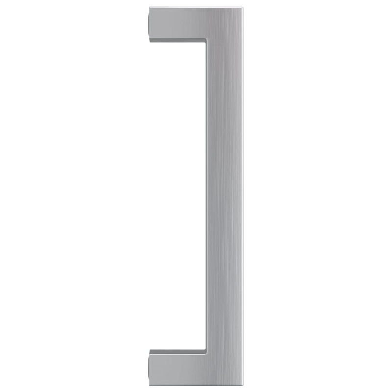 Acier inoxydable avec poignées d'armoire vidaXL, Argent argent, 5 po