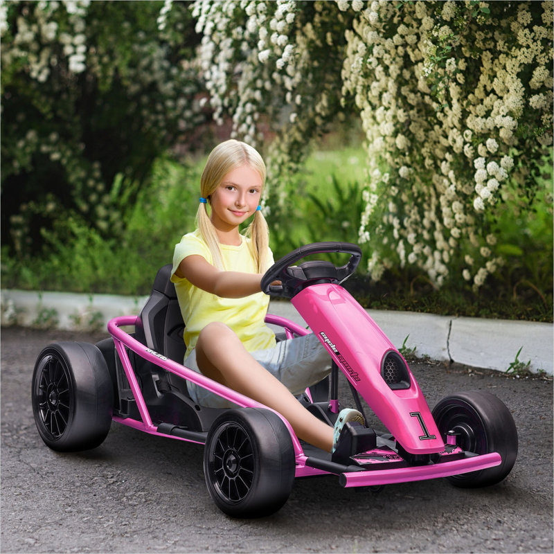 45,5 po x 30,2 po x 21,2 po avec autos et véhicules classiques en rose et rose, pour enfants de 8 à 12 ans