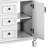 Darthula 35.9 " W Freestanding Standard Free Standing 1 Single Vanity Bathroom Vanity With Ceramic Top-464638563