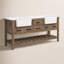 Meuble-lavabo double 72 po Pelaghia-57367801