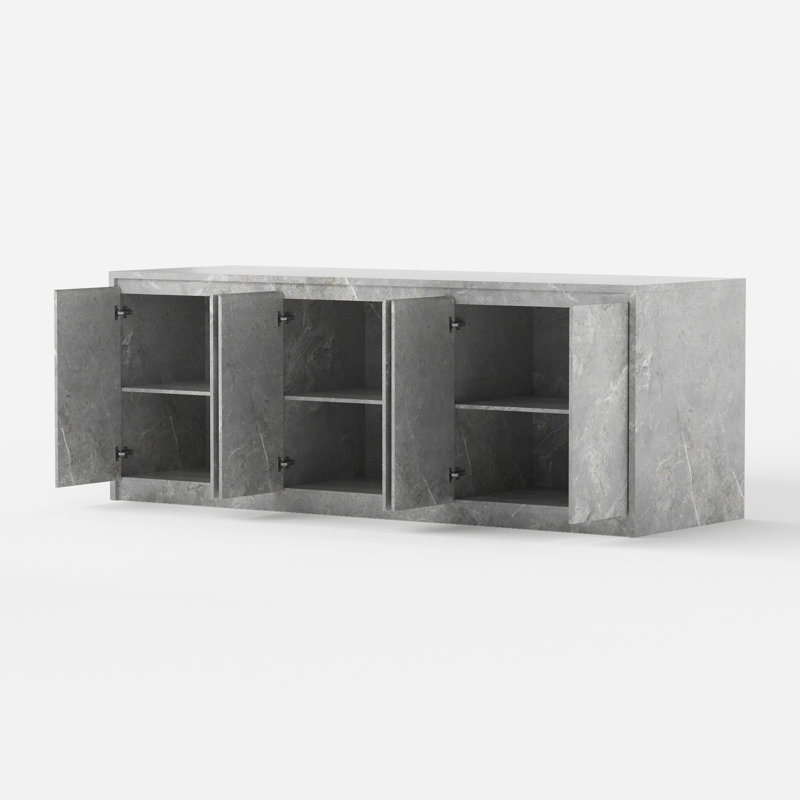 94.5"W Large Kitchen Island Double Side