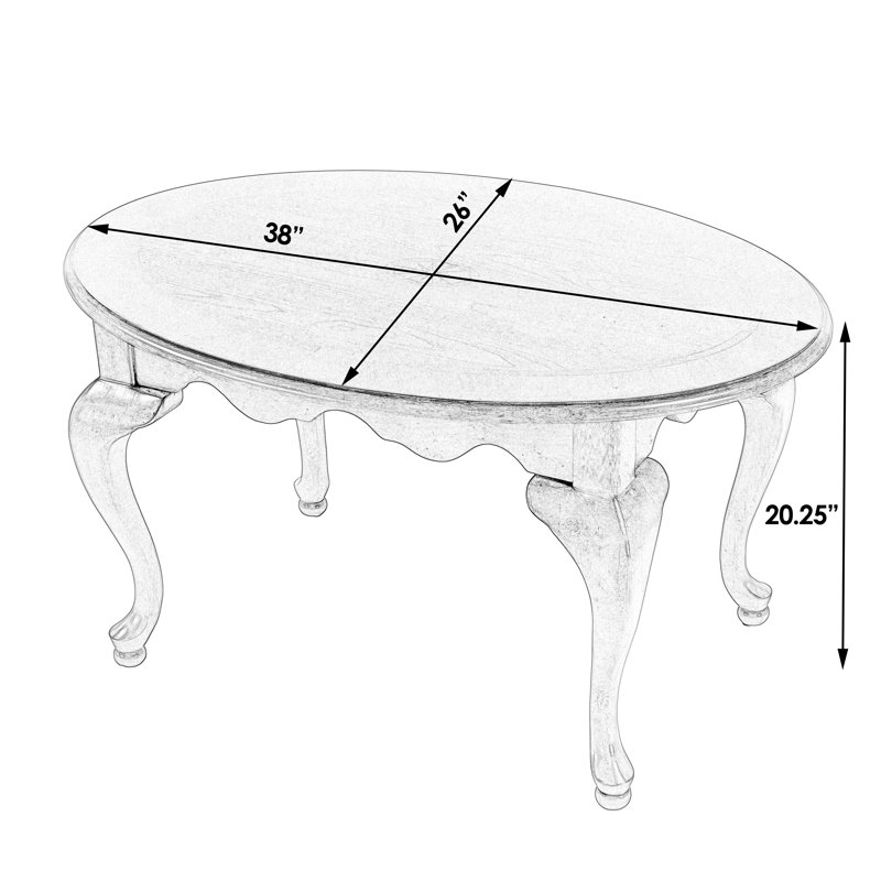 Grace Coffee Table, Olive Burn