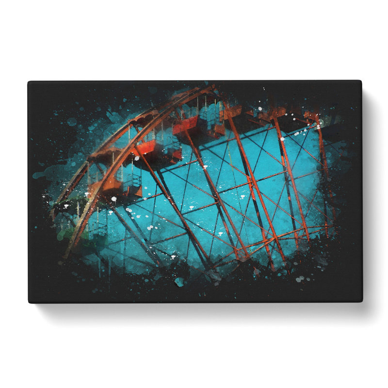 Ferris Wheel Vol.2 - Wrapped Canvas, 50cm H x 76cm W x 3cm D