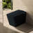 Bathroom Smart Toilet With Built-In Tank, Auto Flush, Heated Seat, Remote Control, Led Display, Black Square Growth Trim-121692453