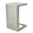 CAPE CORAL ALU C-SHAPED TABLE-1191018812