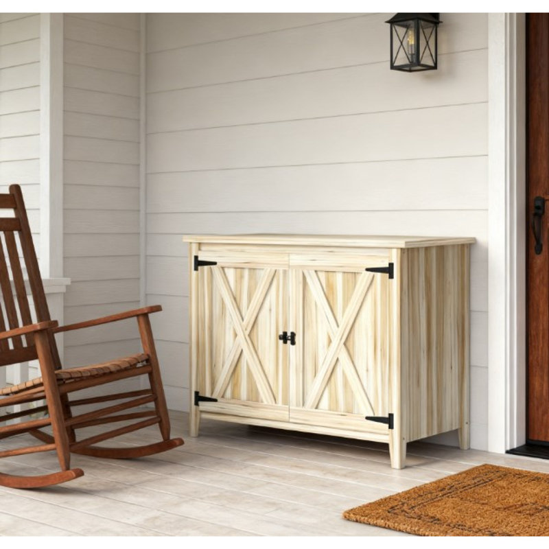 Petite remise en bois rustique avec tablette pour la maison et les jardins