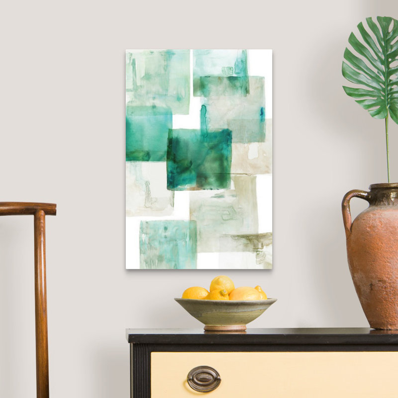 « Aperture I Green version » par PI studio-impression sur toile, Toile tendue, H 24 po x l 16 po x P 1,25 po