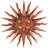 40 Inch Sun Metal Outdoor Wall Decor with Multi Color Weather Resistant Finish for Indoor and Outdoor Home Accent - Copper Patina