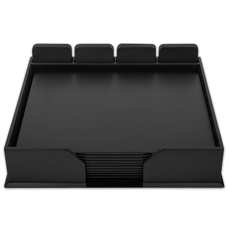 Greiner Leather Desk Organizer Set