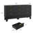 9 Drawer Dresser with Fluted Design, Oak Finish & Metal Handles-475033716