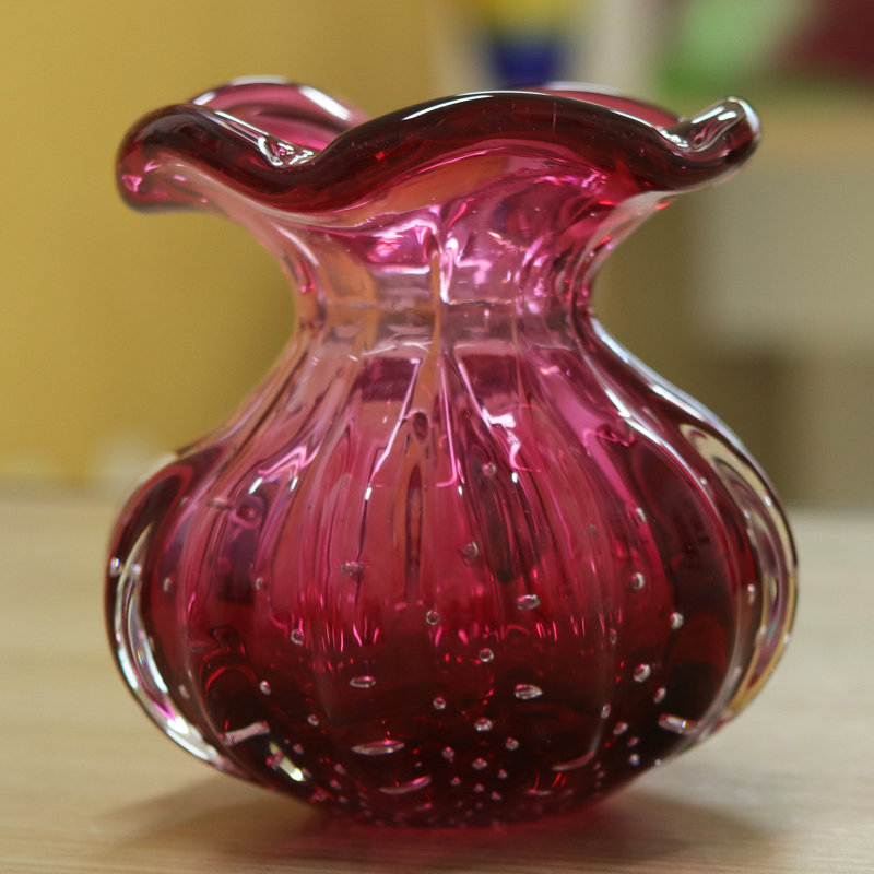Leamontview Handmade Glass Table Vase