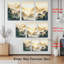 Tableau traditionnel chinois de paysage sur toile tendue (ensemble de 3)-118676155