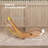 Outsunny Outdoor Wooden Rocking Chair with S-Shaped Ergonomic Back