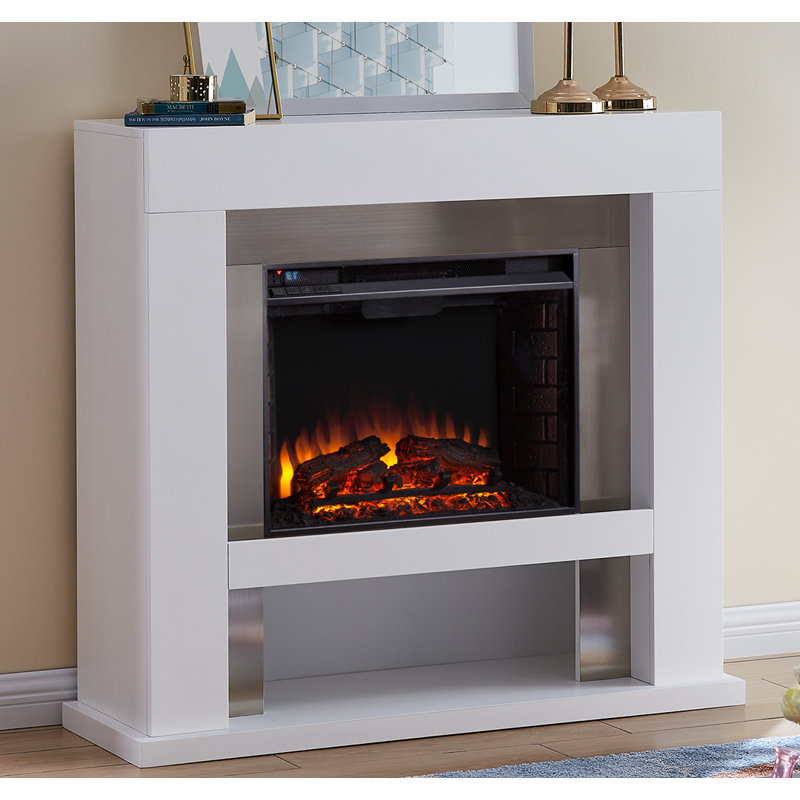 Lirrington Stainless Steel Fireplace