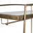 Uttermost Scarritt Antique Brass Bar Cart
