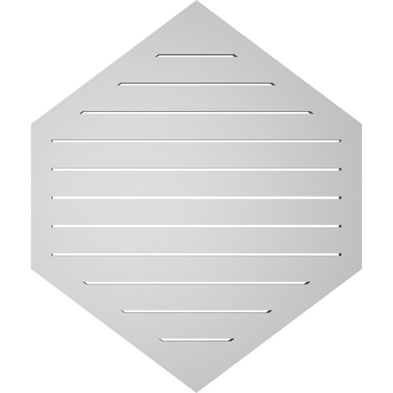 Pente verticale verticale en uréthane 9 pi, H 1,5 po x l 32 po x L 38 po