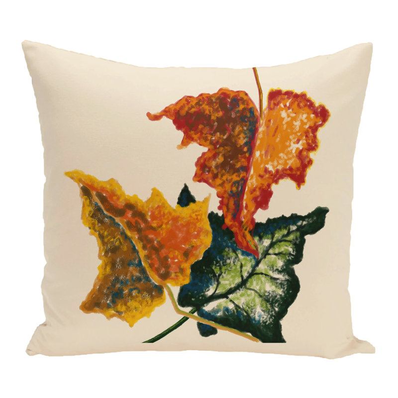 Housse et insert de coussin carré extérieur Autumn, Blanc cassé