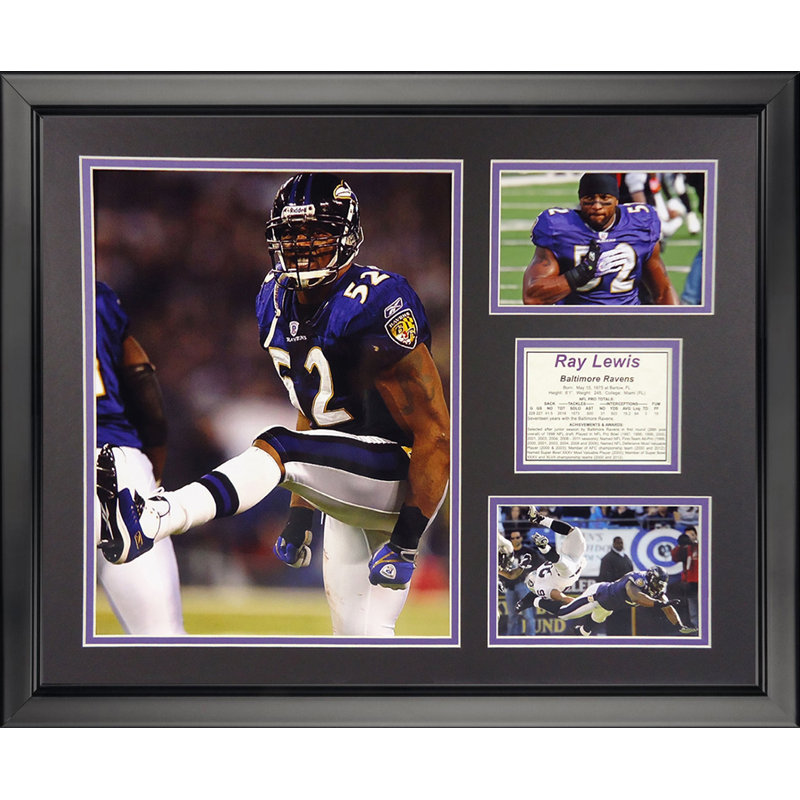 Memorabili encadré à maison baltimore ravens-ray lewis NFL