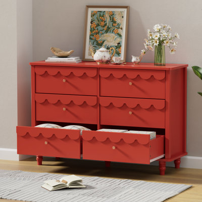 Commode lacée 6 tiroirs Dorlan