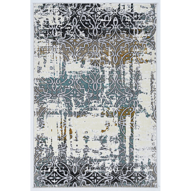 Purdy Geometric Indoor Rug, Rectangle 8' X 10'6"
