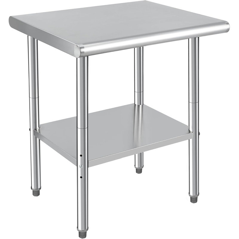 76.2cm W Stainless Steel Top Workbench