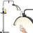 70.8" Led Half Moon Foldable Lash Light Floor Lamp With Tray & Remote. For Eyelash Extension-1626649023