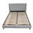 Upholstered Bed With 2 Nightstands
