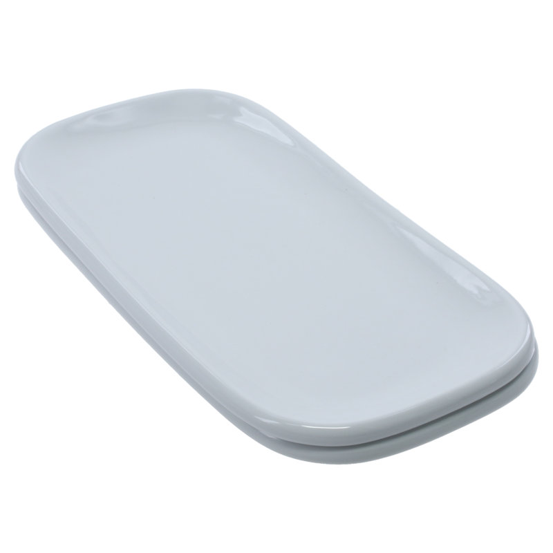 2-Piece, Impulse Rectangular Platter Set, 12.59", White