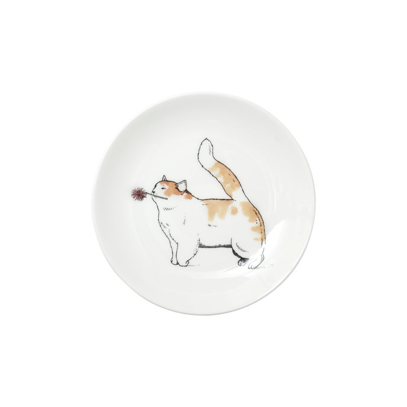Thibaud Herem Objet 5" Plate (Cat)
