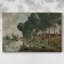 Jean «River Landscape with a Boatman» - Art mural sur toile tendue de qualité musée-1343402466