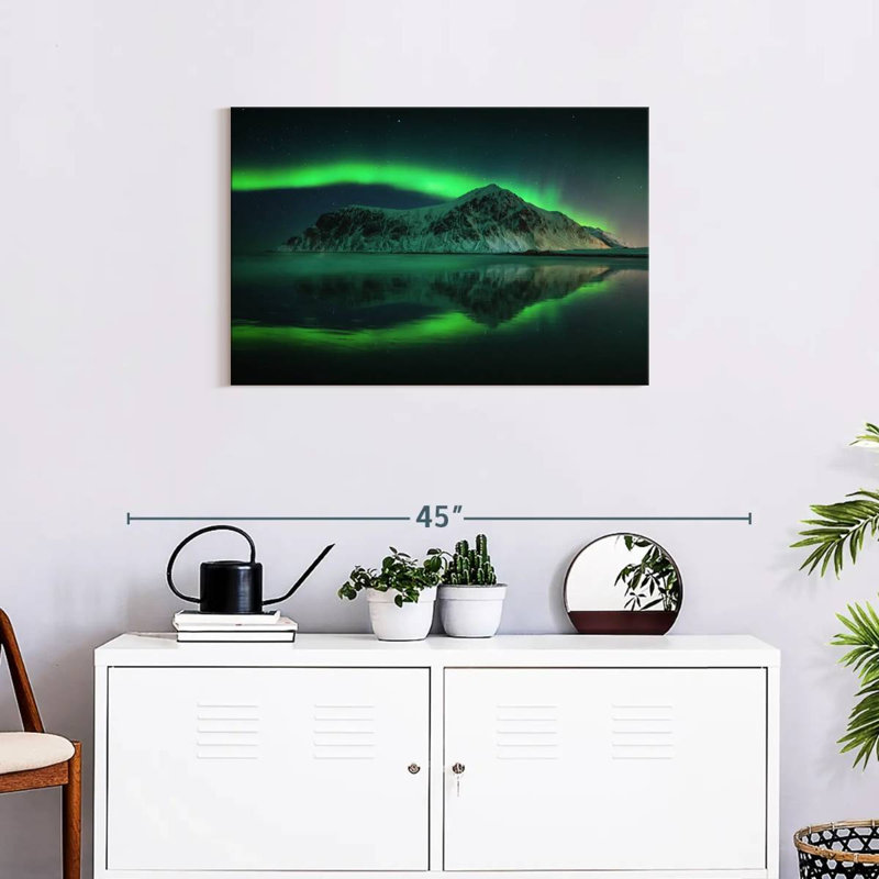 Paysage Alvord Northern Lights, H 8 po x l 12 po