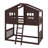 House-Style Bunk Bed With Built-In Ladder-99231163