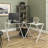 Ferro L-Shaped Metal Base Writing Desk-476321723