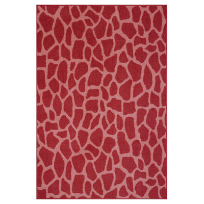 Tapis imprimé animal - Girafe Girly