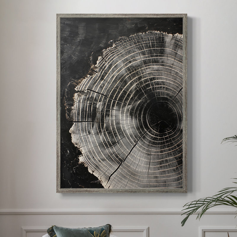 ABSTRACT Series CCXLVI Framed Print - Solid Wood, 11" H x 9" W