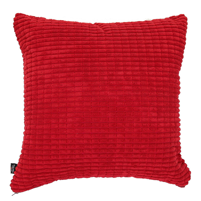 Alston Square Cushion, Small, Red