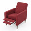 Canapé inclinable en tissu Mid-Century-1567147491