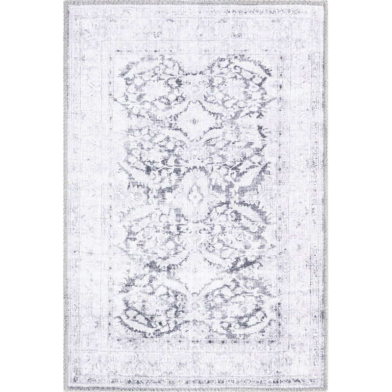 Tapis traditionnel Mauri couleur de pierre, Rectangle de 2 pi x 3 pi