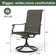 4- Person Round Dining Table With Swivel Chairs